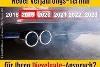 VW-Abgasskandal: Ansprüche Ende 2019 doch noch nicht verjährt? Bild: VW-Abgasskandal: Ansprüche Ende 2019 doch noch nicht verjährt?
