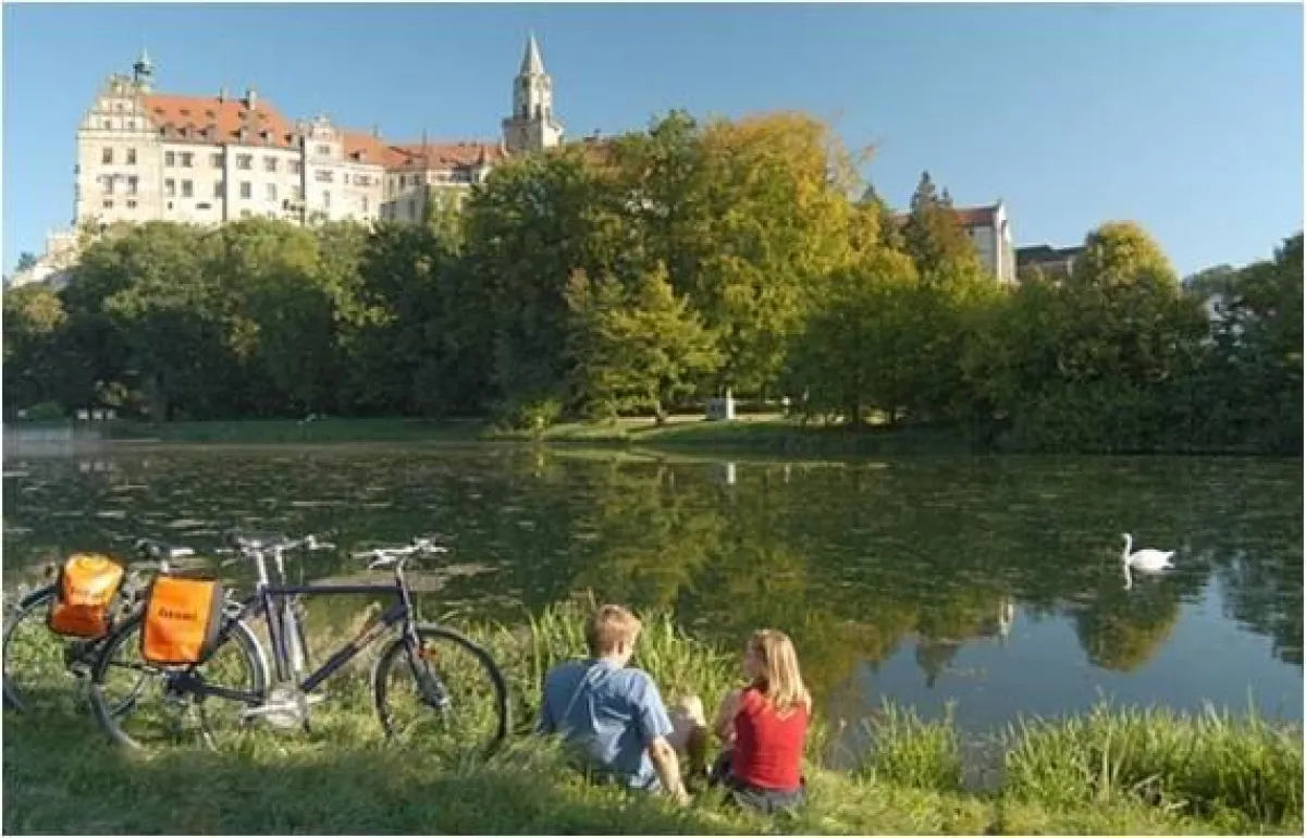 Idylle am Deutschen Donau-Radweg