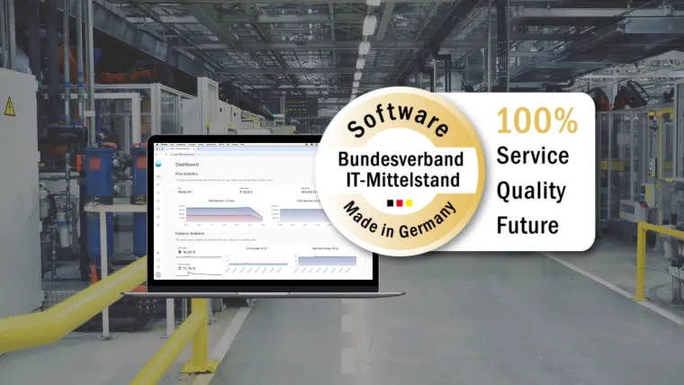 i-flow erhält Zertifizierung für Qualität, Service & Zukunftssicherheit Bild: i-flow erhält Zertifizierung für Qualität, Service & Zukunftssicherheit