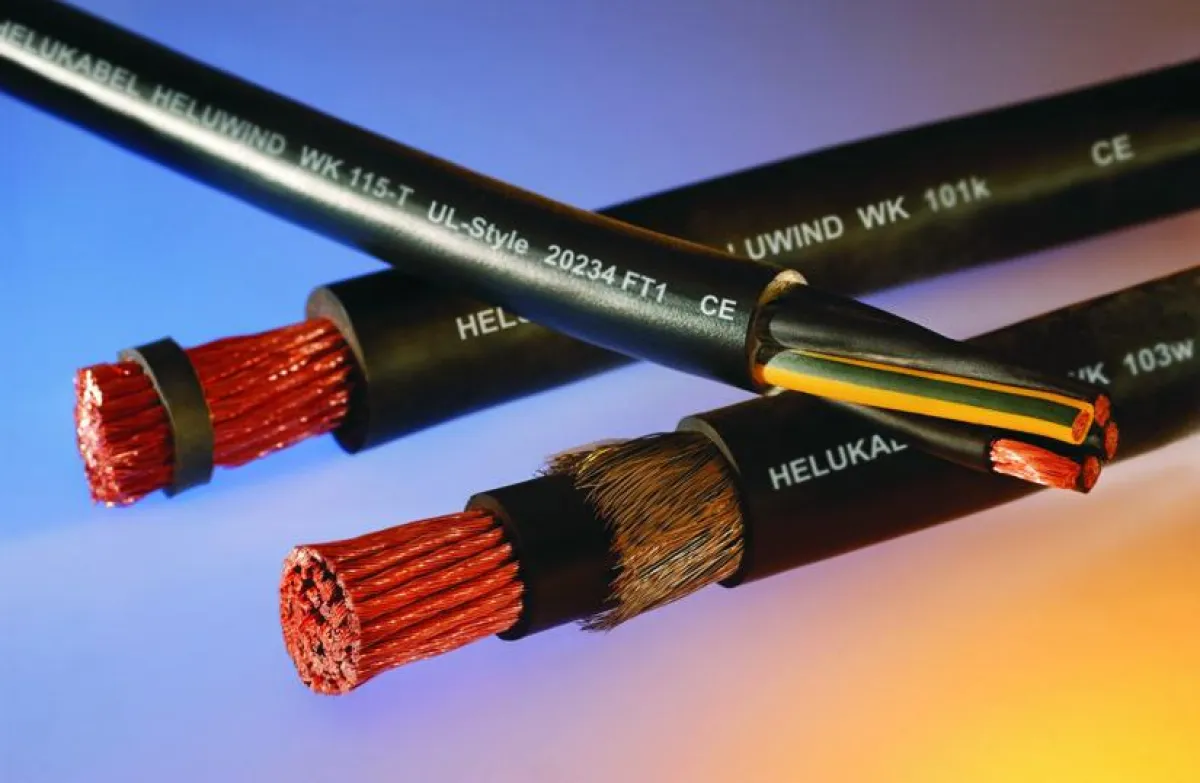 HELUWIND WK, die erweiterte Windkraftkabel Serie von HELUKABEL