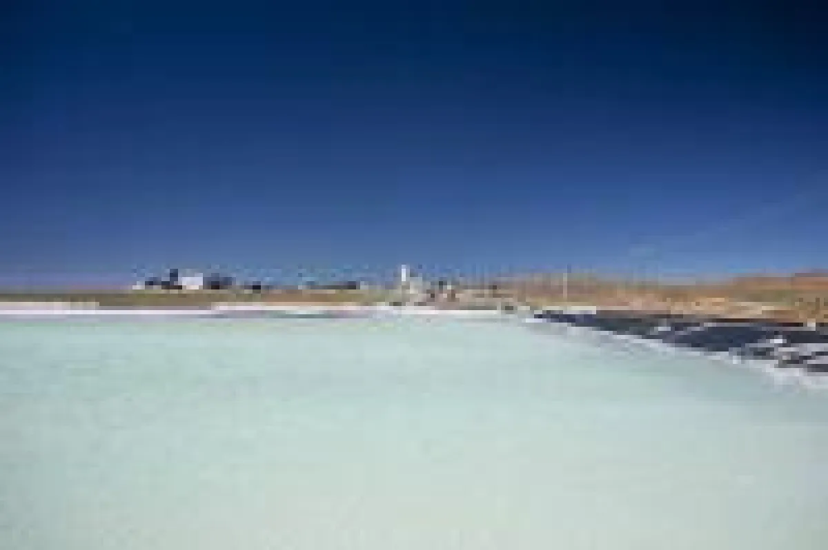 Lithiumsoleteich; Foto: Orocobre