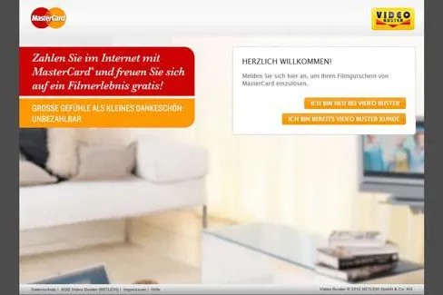 Bild: Bewährte Kooperation: MasterCard setzt zum zweiten Mal auf Video Buster