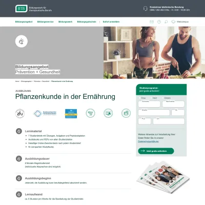 Bild: Neuer BTB-Lehrgang „Pflanzenkunde in der Ernährung“: Gesundheitl. Vorteile von Kultur- und Wildpflanzen nutzen