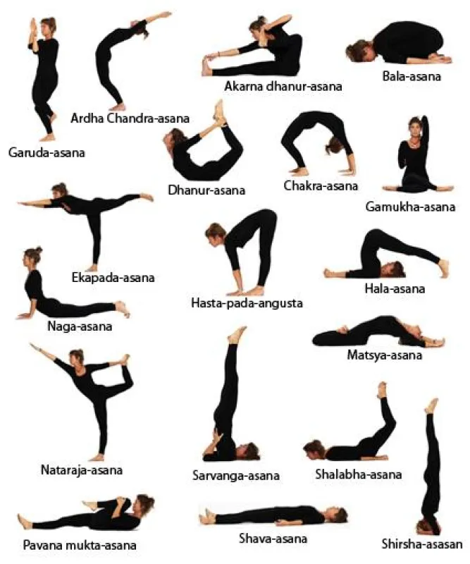 Yoga Körperübungen „Asanas“