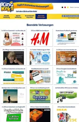 Bild: Von Kiel bis Passau – Mannheimer Gewinnspielportal King Keks begeistert ganz Deutschland