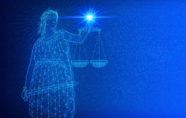Bild: Künstliche Intelligenz in der Justiz