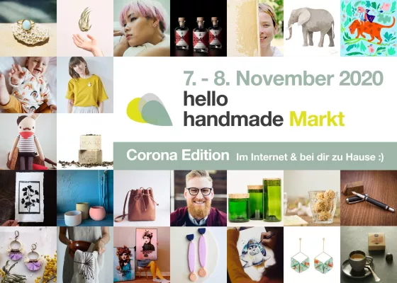Bild: hello handmade Markt 2020 – Die Design- und Craftszene trifft sich erstmals im Online Pop-Up-Store