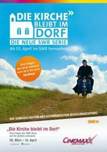 Ersten drei Folgen der neuen SWR-Serie „Die Kirche bleibt im Dorf“ als exklusive Preview im CinemaxX erleben Bild: Ersten drei Folgen der neuen SWR-Serie „Die Kirche bleibt im Dorf“ als exklusive Preview im CinemaxX erleben