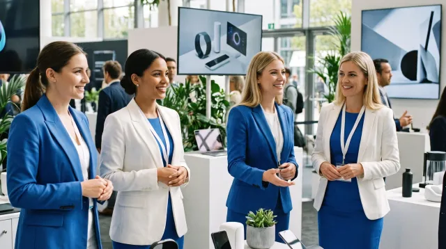 Bild: Professionelle Messe Stuttgart Hostessen gestalten den ersten Eindruck auf Messen