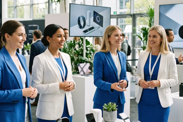 Bild: Professionelle Messe Stuttgart Hostessen gestalten den ersten Eindruck auf Messen