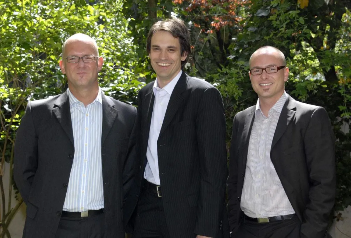 Geschäftsführung Zieltraffic (v.l.) Bernd Stieber, Werner Kubitscheck und Wolfgang Vogt