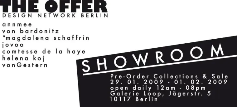 Bild: The Offer - Design Network Berlin - Showroom zur Fashionweek 2009