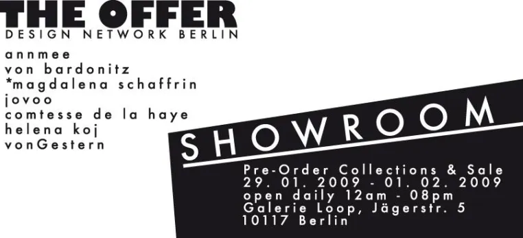Bild: The Offer - Design Network Berlin - Showroom zur Fashionweek 2009