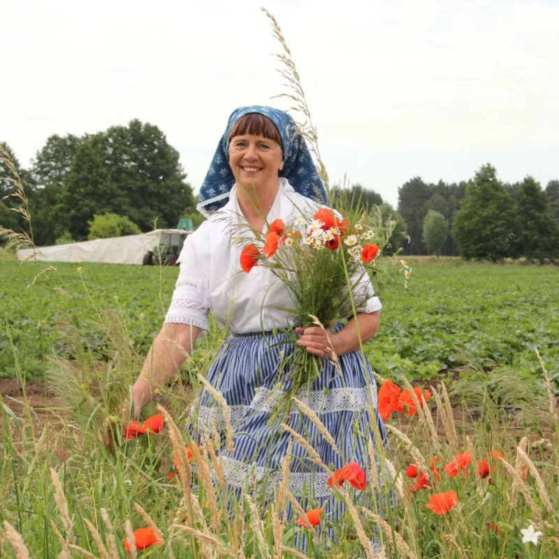 Spreewald-Christl gibt Seminare über Spreewälder Gurken.