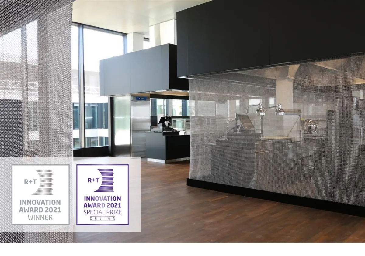 alphamesh safety systems erhält Innovationspreis und den Preis für Design (© @proMesh GmbH 2021)