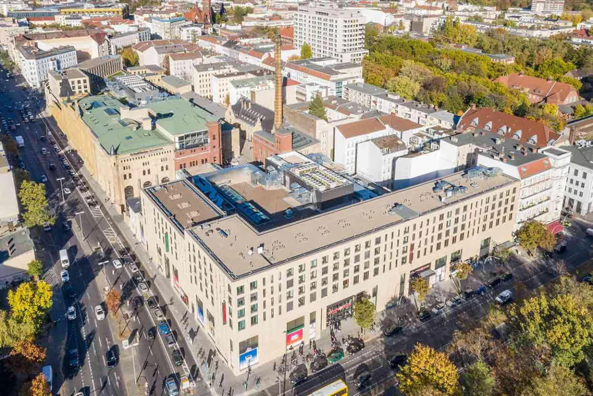 Schultheiss Quartier aus der Vogelperspektive
