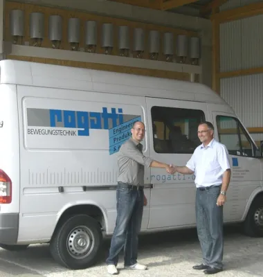 Bild: Solarkraftwerk der Firma Rogatti am Netz