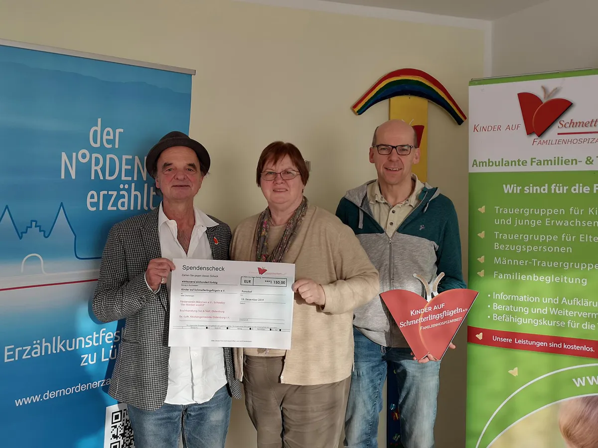 v.l.n.r.: Gerhard P. Bosche, Jutta Burchard, Stefan Paetz