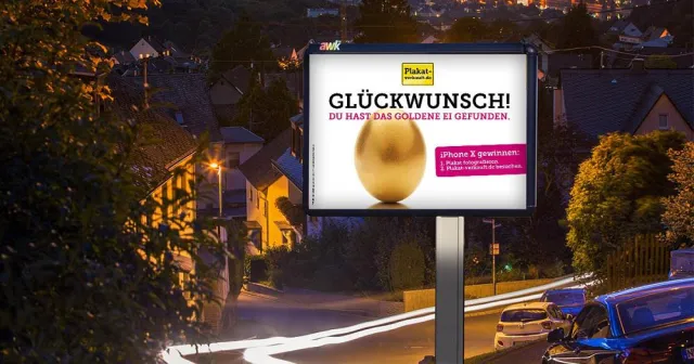 Bild: Wo ist das goldene Ei? Die große Ostereiersuche auf Plakat!
