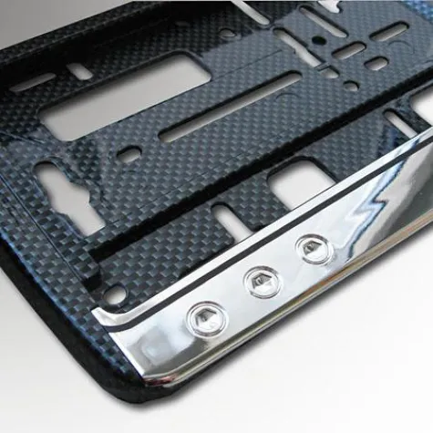 Kennzeichenrahmen, die individuell gestaltet werden können Bild: Kennzeichenrahmen, die individuell gestaltet werden können