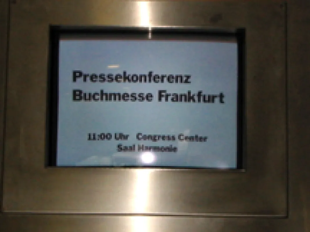 Ab 19. Oktober 2005 ist es wieder so: Die Frankfurter Buchmesse öffnet ihre Pforten