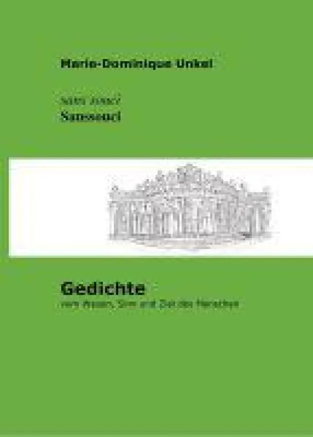 Poesie-Bank ‚Sanssouci' von Marie-Dominique Unkel