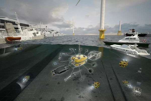 Bild: Virtuell abtauchen - Fraunhofer IGD entwickelt in Rostock digitale Unterwassertechnologien