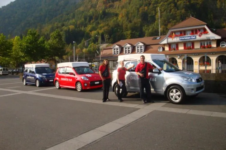 la folie fährt „Tour de Suisse“ für Daihatsu Bild: la folie fährt „Tour de Suisse“ für Daihatsu