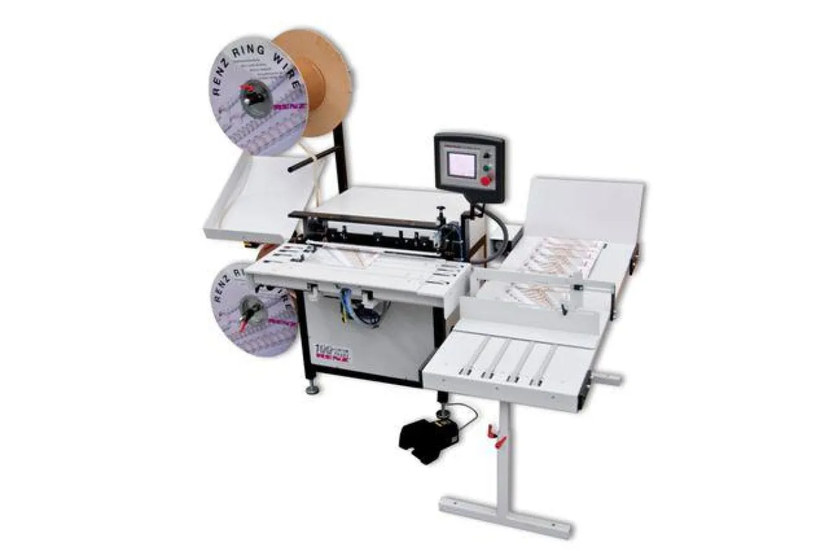 Die RENZ Autobind 500 HS ? halbautomatische Bindemaschine mit automatisiertem Produktauswurf für gesteigerten Output