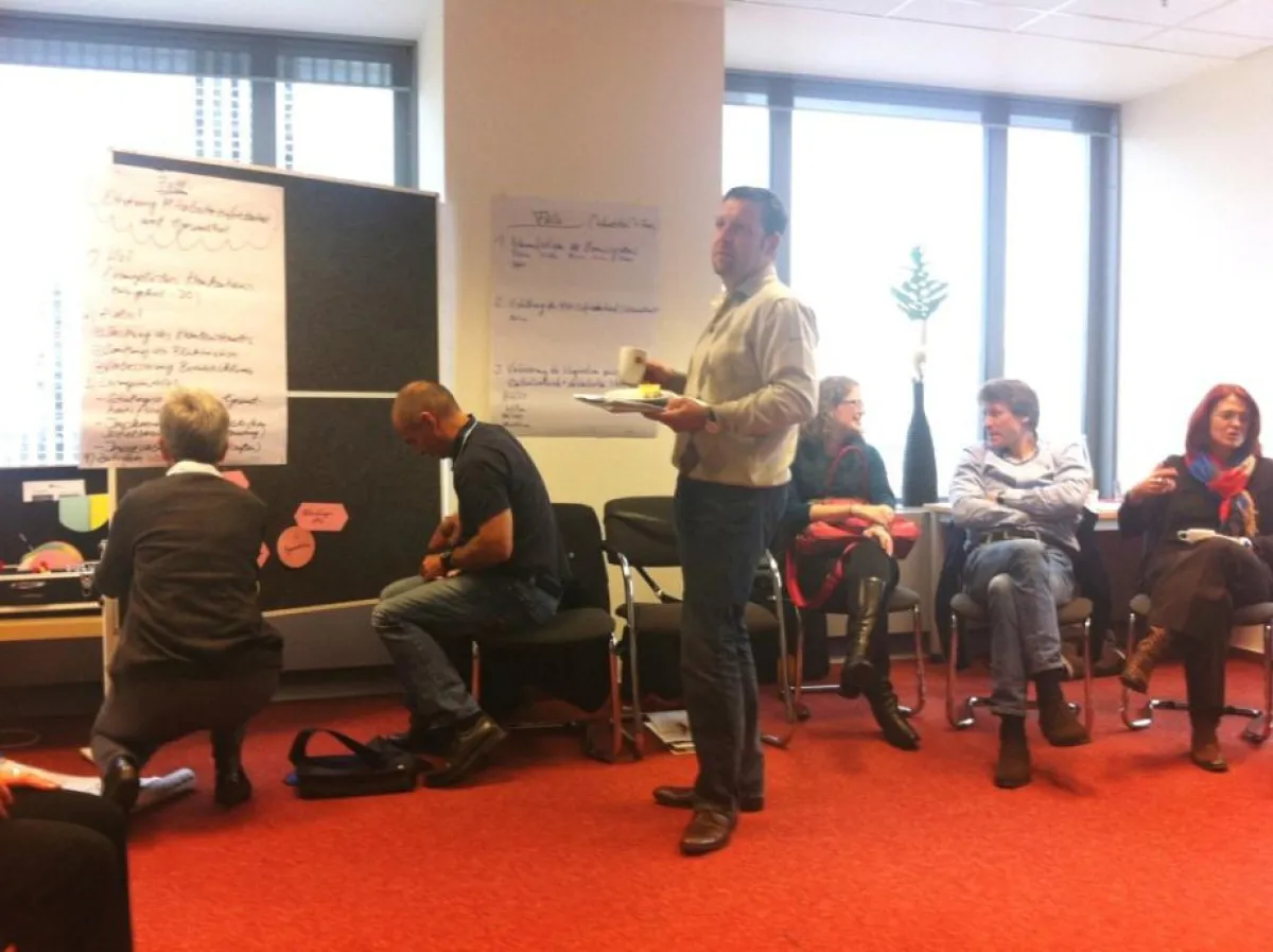 Fallarbeit Change Management auf dem Alumni-Workshop - Change Manager Lehrgang