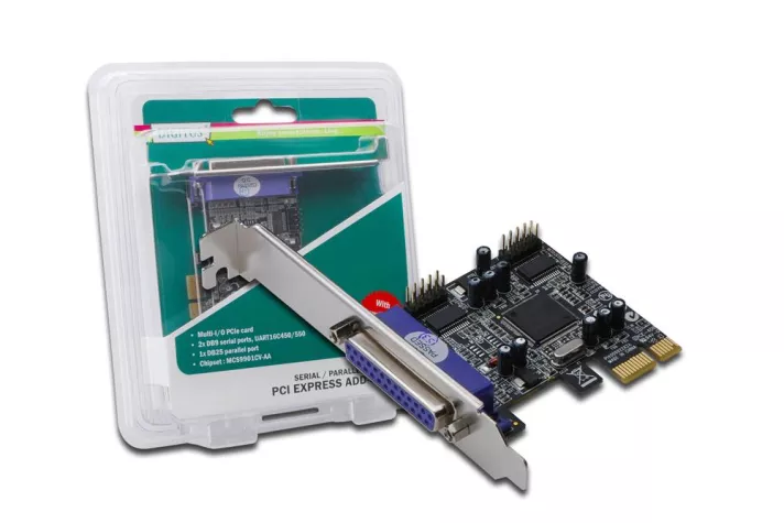 Schneller Anschluss von Drucker oder Scanner via PCI Karte von Digitus Bild: Schneller Anschluss von Drucker oder Scanner via PCI Karte von Digitus