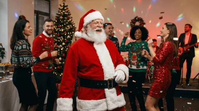 Bild: Weihnachtsmann bestellen erobert Firmenevents und private Feiern
