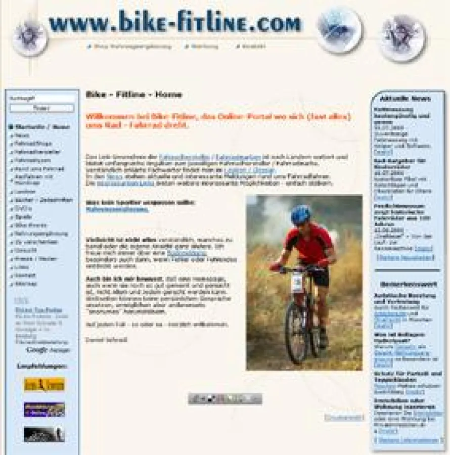 DIE Infoseite rund ums Fahrrad: www.bike-fitline.com
