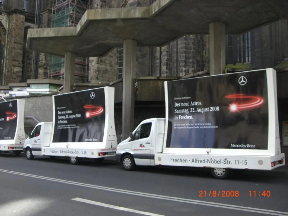 Mercedes-Benz Niederlassung Köln Actros Kampagne