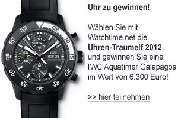 Bild: Uhren-Traumelf 2012: Watchtime.net lässt die Uhren-Traumelf wählen