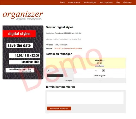 Bild: organizzer.de macht Terminabstimmungen zum Kinderspiel