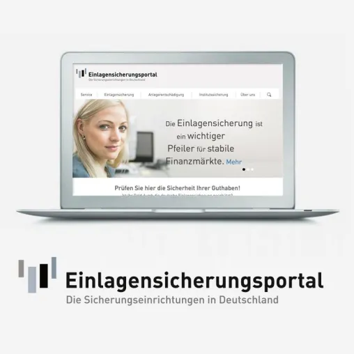 Visual Identity und Internetauftritt für das Einlagensicherungsportal Bild: Visual Identity und Internetauftritt für das Einlagensicherungsportal