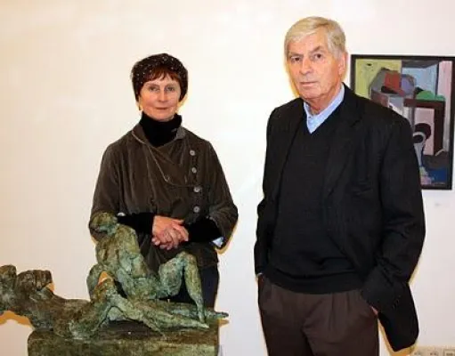 Bild: Fast immer ein Gegenüber - Sylvia Hagen und Wolfgang Leber in der Galerie Forum Amalienpark