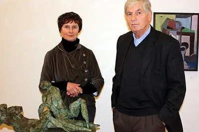 Bild: Fast immer ein Gegenüber - Sylvia Hagen und Wolfgang Leber in der Galerie Forum Amalienpark