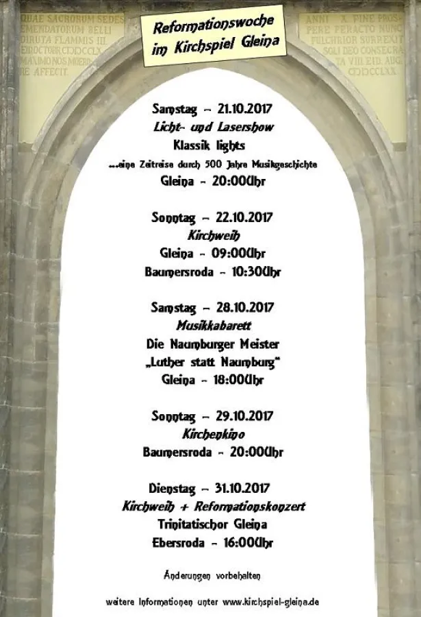 Veranstaltungskalender