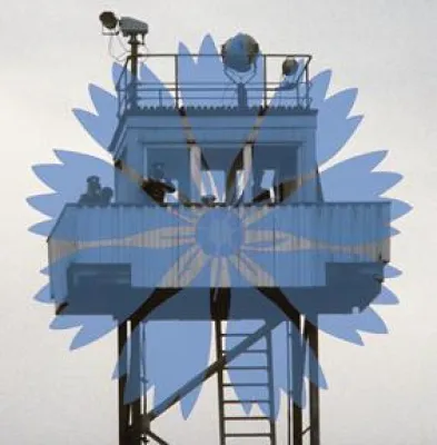 Bild: Fotografie und Zeichnungen von Eva Sauer in der Galerie der Gedok München