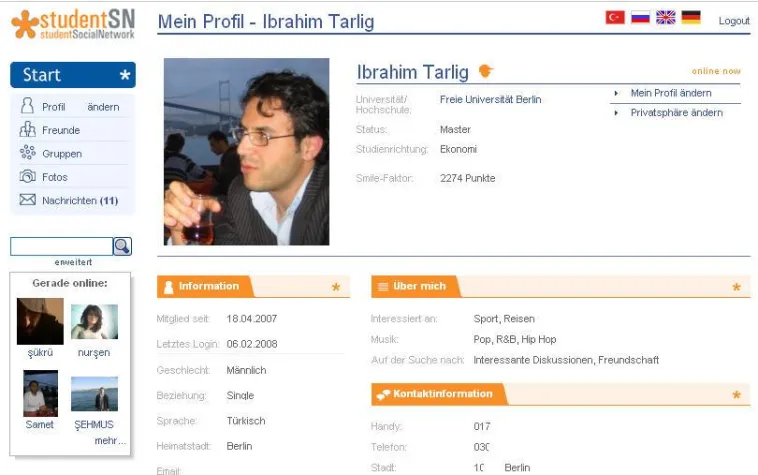 Bild: studentSN.com – Student Social Network begrüßt sein 200.000stes Mitglied mit neuen Gewand