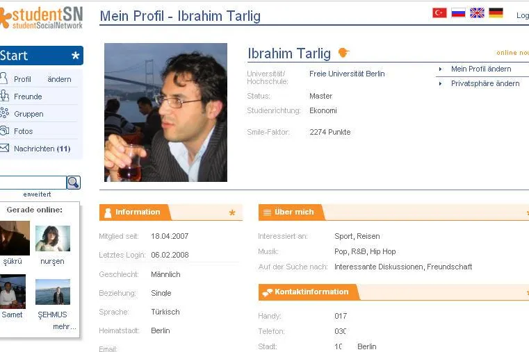 Bild: studentSN.com – Student Social Network begrüßt sein 200.000stes Mitglied mit neuen Gewand