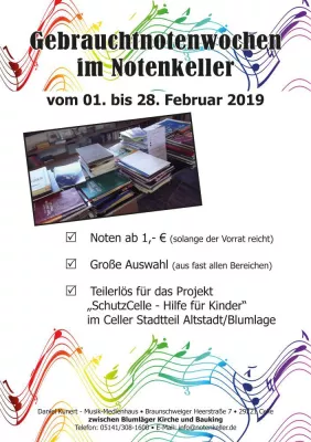 Bild: Gebrauchtnotenwochen im Notenkeller Celle