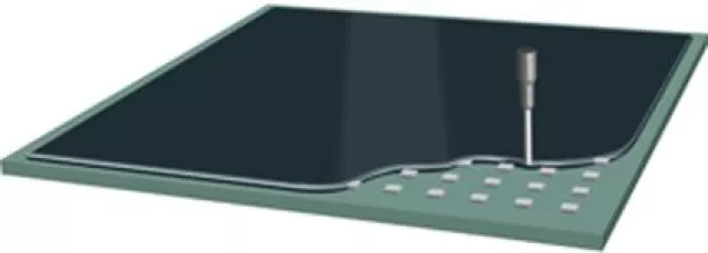 Bild: Geringer Verzug: DELO ermöglicht großflächigen Chipverguss