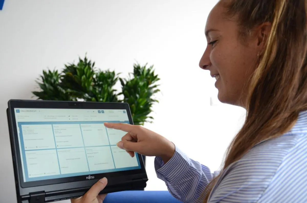 MSR im mobilen Einsatz auf einem Tablet-Computer (Quelle: IT.UV Software GmbH)