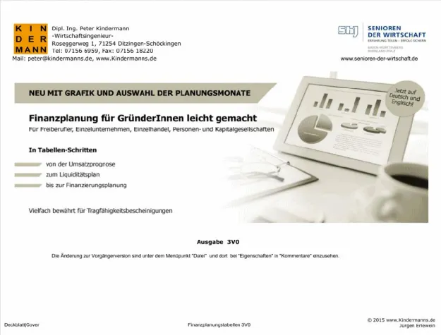 Finanzplanungswerkzeug von Senioren der Wirtschaft e.V. wird aufgefrischt Bild: Finanzplanungswerkzeug von Senioren der Wirtschaft e.V. wird aufgefrischt