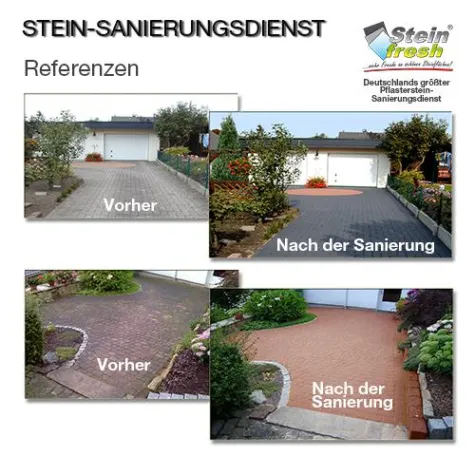 Hochdruckreiniger können Steinflächen zerstören! Bild: Hochdruckreiniger können Steinflächen zerstören!