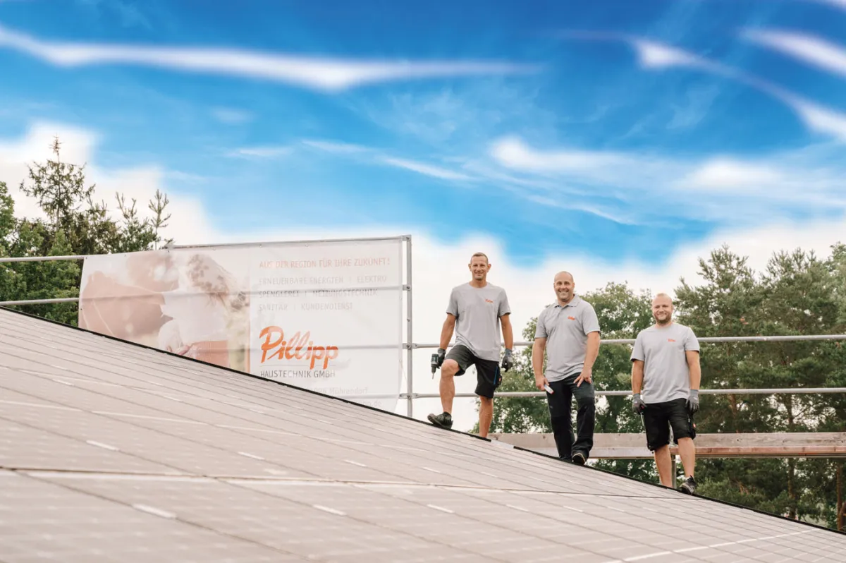 Photovoltaik Pillipp Haustechnik: Mit Leidenschaft und Kompetenz zur nachhaltigen Energieversorgung. (© Melanie Müller)