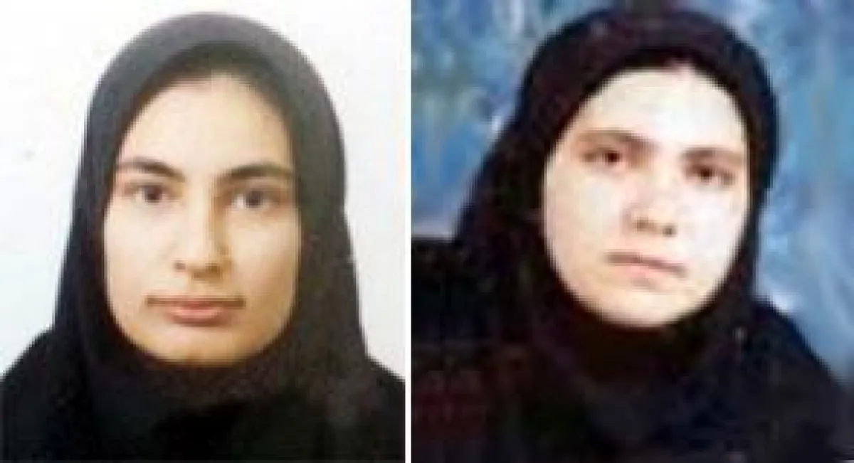 Iranische Frauenrechtlerinnen in Haft: Ronak Safazadeh (li.) und Hana Abdi. Bild: iranhumanrights.org, change4equality.net